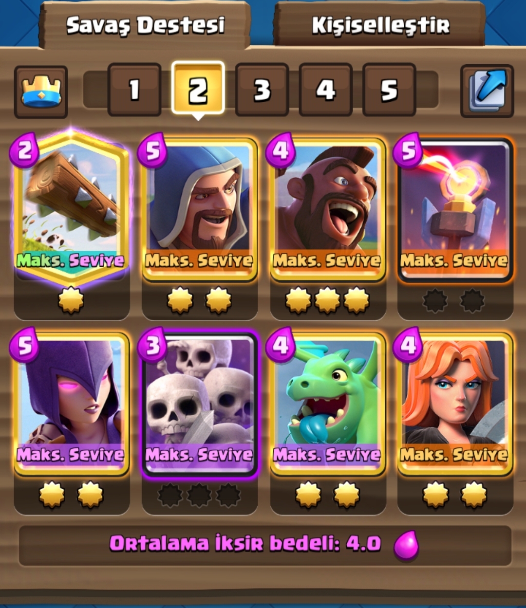 Clash Royale Yenilmez - Favori Deste 2021