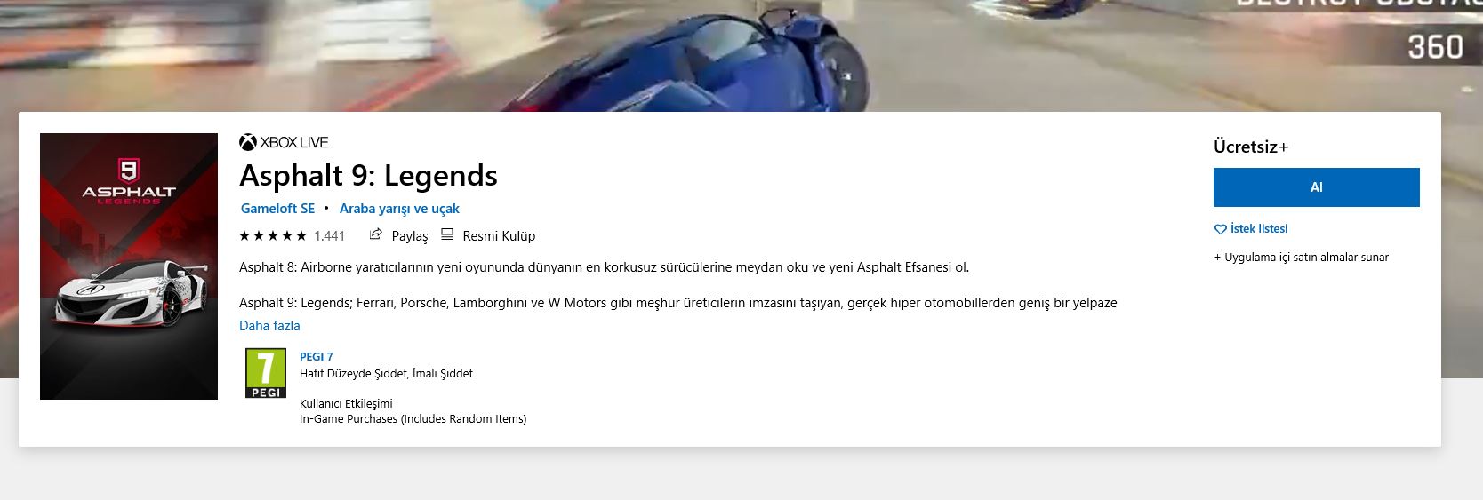 Asphalt 9 pc