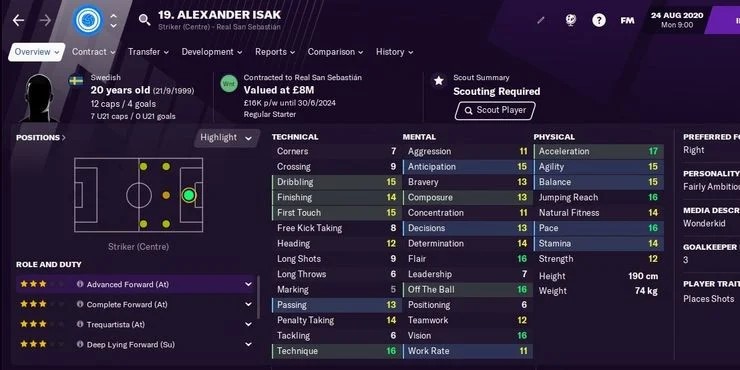 FM 21 Alexander Isak